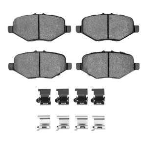 Ford Explorer Brake Pads - Rear - R1 Concepts - Semi Met - `13-`19